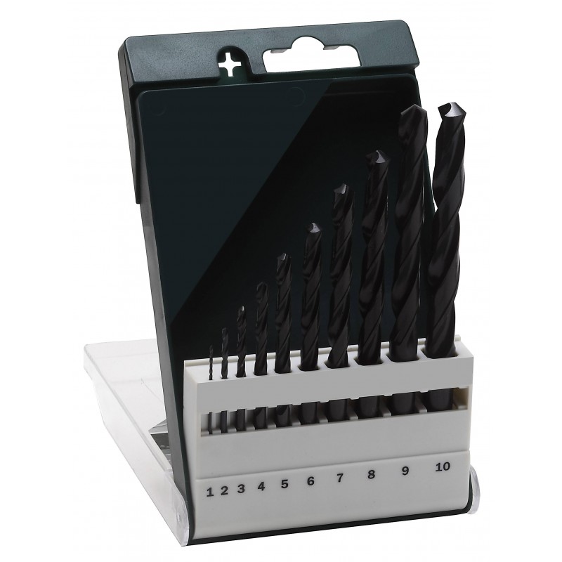 2609255030 BOSCH Set 10 burghie metal, 1-10 mm. prindere cilindrica