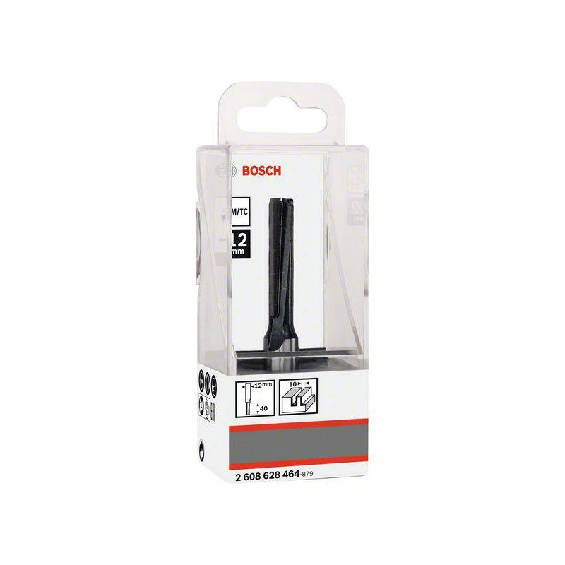 2608628464 BOSCH Freza pentru caneluri, 10x40x81 mm, tija 12 mm, lemn