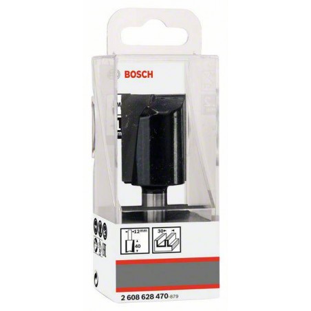 2608628470 BOSCH Freza pentru caneluri, 30x40x81 mm, tija 12 mm, lemn