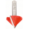 2608629370 BOSCH Freza pentru canale V,31.8x19x51mm, tija 8mm,90 grade