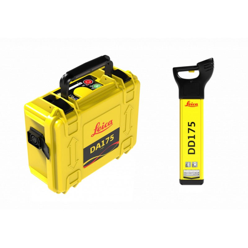 Localizator Utilitati DD175 (50Hz), pachet adancime cu transmitator DA175, 1 Watt (949120+949370+850276)