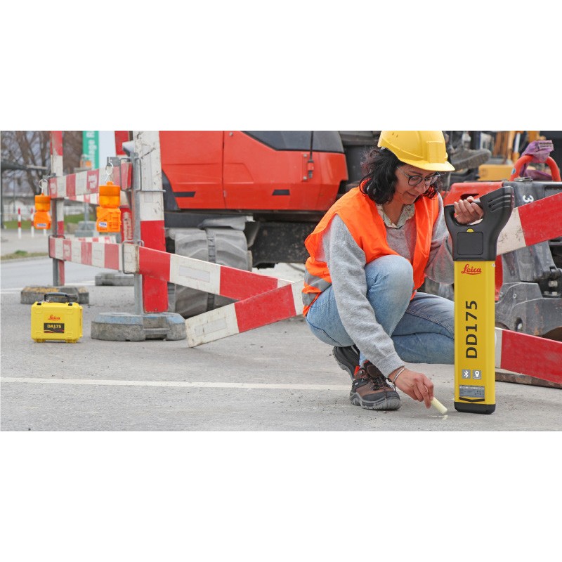Localizator Utilitati DD175 (50Hz), pachet adancime cu transmitator DA175, 1 Watt (949120+949370+850276)