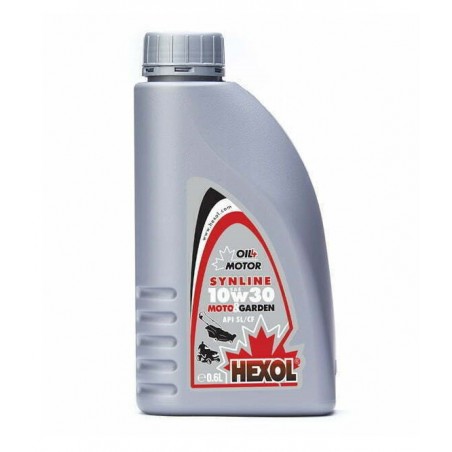 Ulei sintetic SAE 10W30 HEXOL SYNLINE MOTO&GARDEN flacon 0.6 Litri