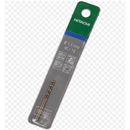 780502 HIKOKI Set 2 burghie metal, prindere cilindrica1.5x18x40 mm