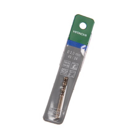 780503 HIKOKI Set 2 burghie metal, prindere cilindrica, 2x24x49 mm