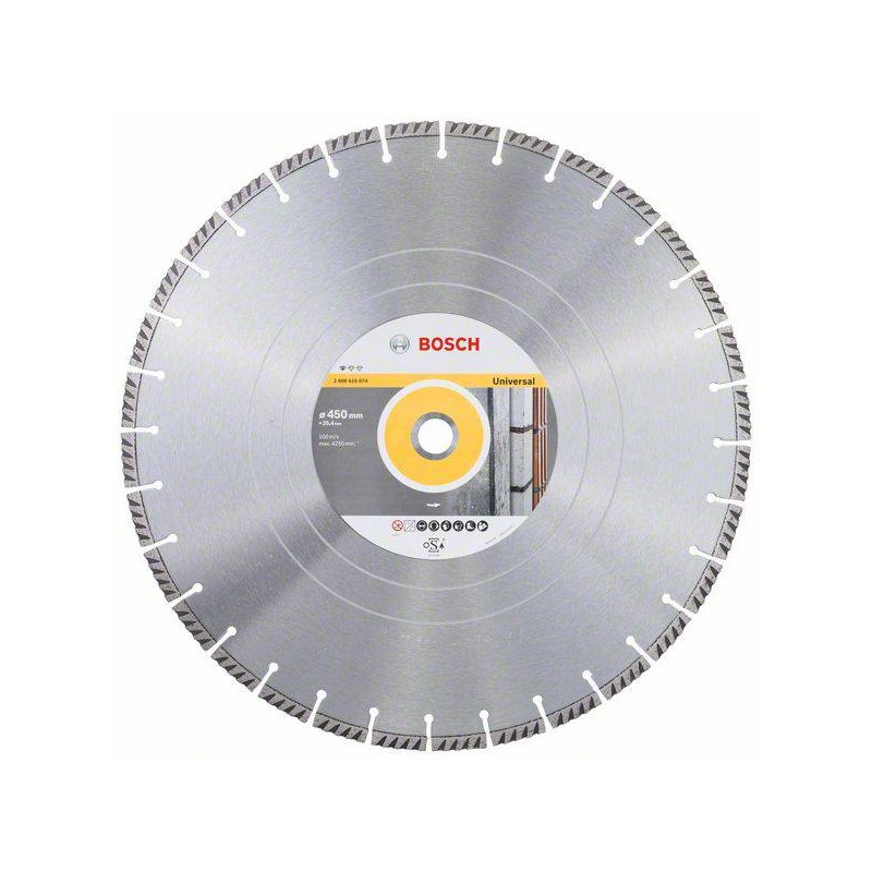 2608615074 BOSCH Disc diamantat segmentat,beton,caramida,450x25.4x3.3mm