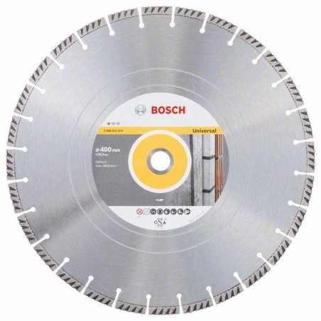 2608615073 BOSCH Disc diamantat segmentat,beton,caramida,400x25.4x3.3mm