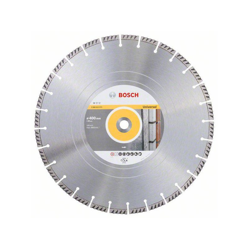2608615072 BOSCH Disc diamantat segmentat,beton,caramida,400x20x3.3 mm