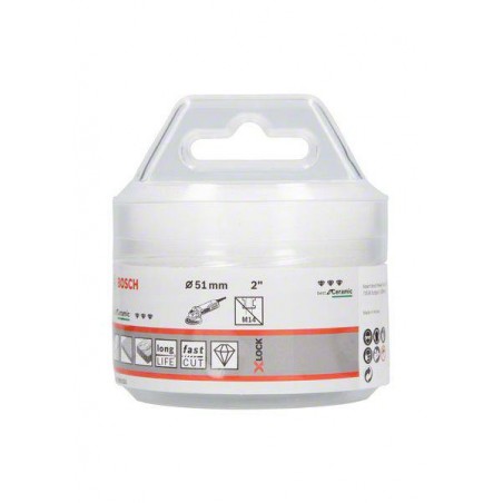 2608599016 BOSCH Carota diamantata ceramica, prindere X-LOCK, 51X35 mm