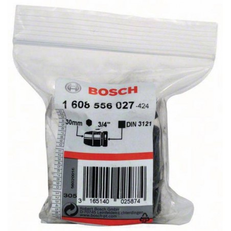 1608556027 BOSCH Cheie tubulara cu impact, 3/4", M20, dimensiune 30 mm