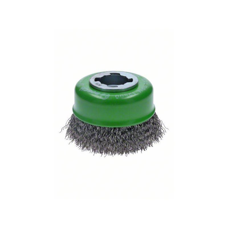 2608620728 BOSCH Perie oala din sarma ondulata, X-LOCK, 75x0.3mm, inox