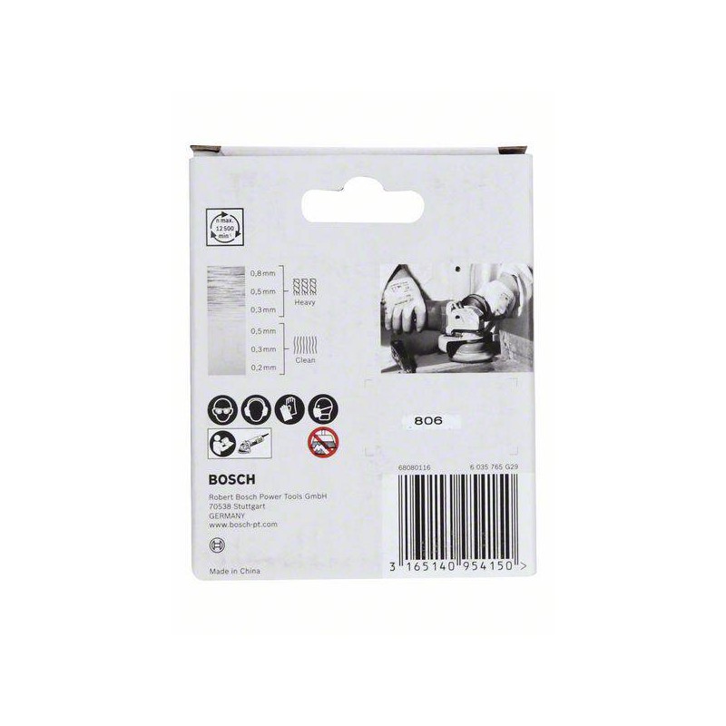 2608620729 BOSCH Perie oala din sarma ondulata, X-LOCK, 75x0.5mm, inox