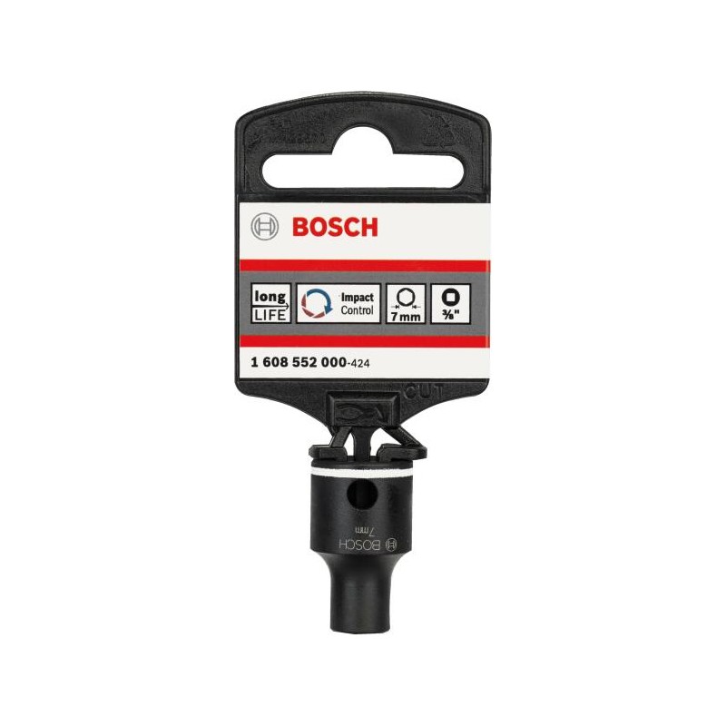 1608552000 BOSCH Cheie tubulara de impact,prindere 3/8",dimensiune 7mm