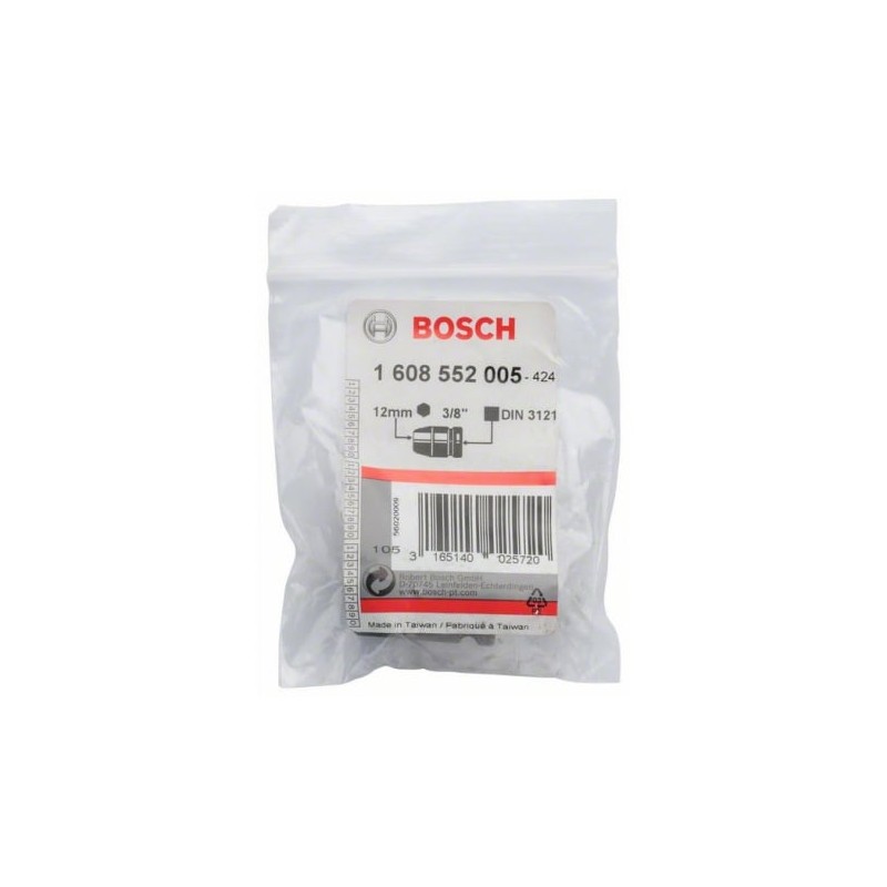 1608552005 BOSCH Cheie tubulara de impact,prindere 3/8",dimensiune12mm