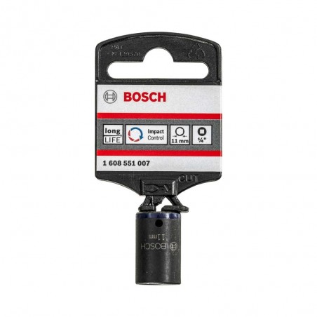 1608551007 BOSCH Cheie tubulara de impact,prindere 1/4",dimensiune11mm