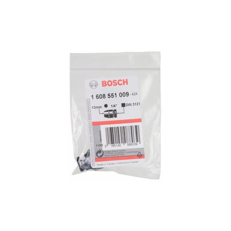 1608551009 BOSCH Cheie tubulara de impact,prindere 1/4",dimensiune13mm