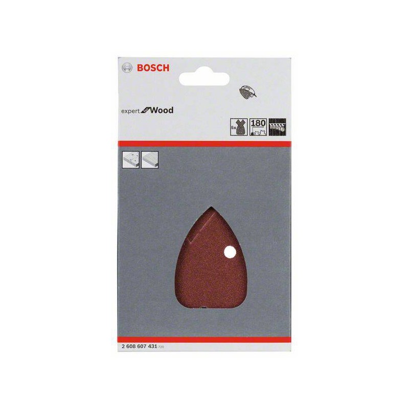 2608607431 BOSCH Set 5 foi abrazive pentru slefuire ,95 x 135 mm, G180
