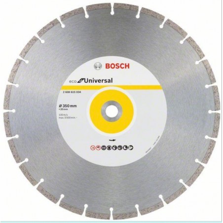 2608615034 BOSCH Disc diamantat segmentat, universal, 350x20x3.2 mm