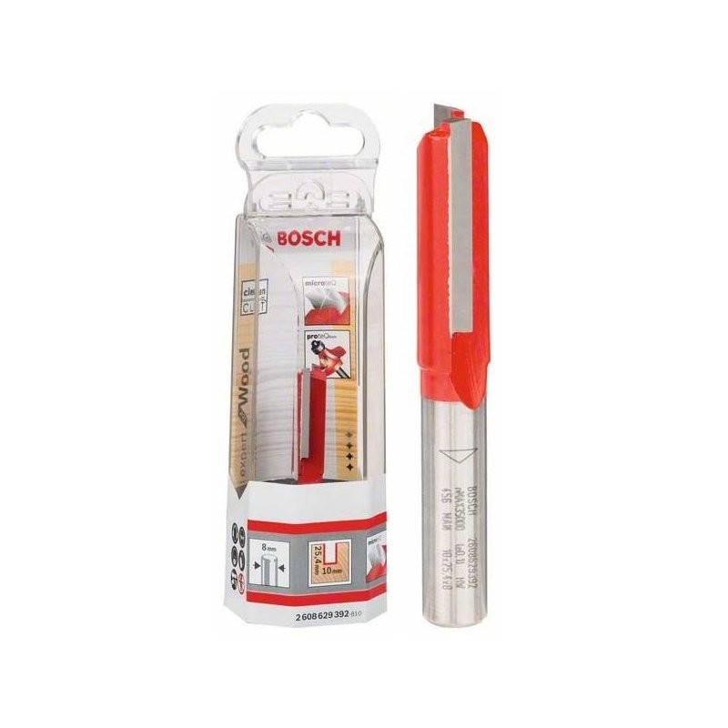 2608629393 BOSCH Freza pentru caneluri, 10x25.4x62.4mm, tija 8mm, lemn
