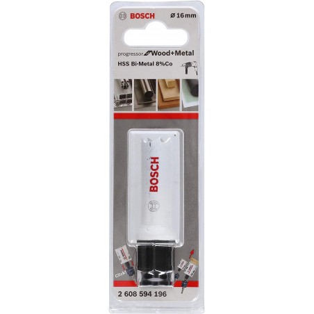 BOSCH Carota Progressor pentru lemn si metal, diametru 16mm