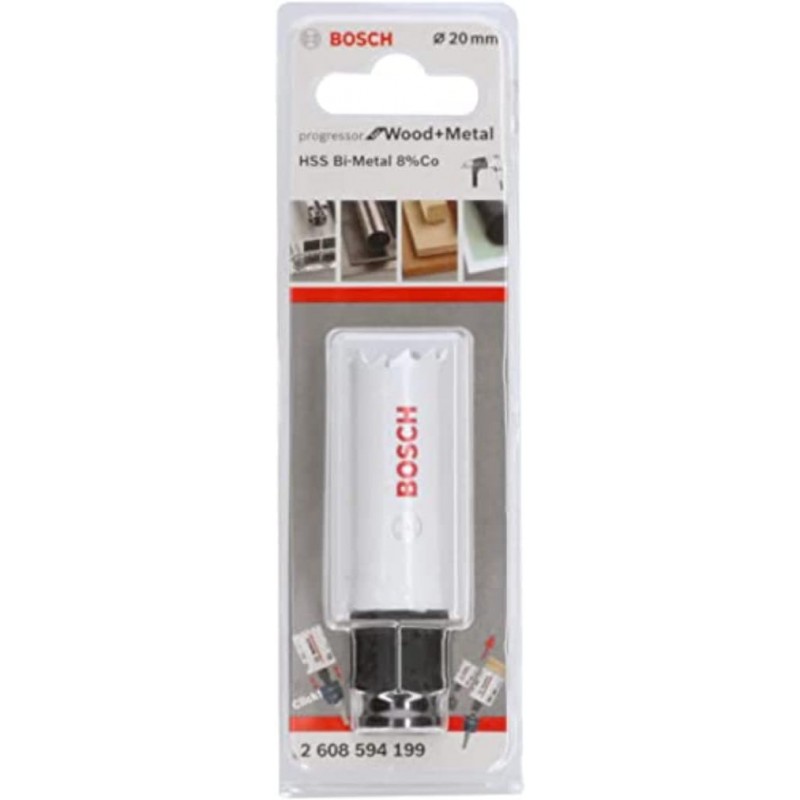 BOSCH Carota Progressor pentru lemn si metal, diametru 20mm