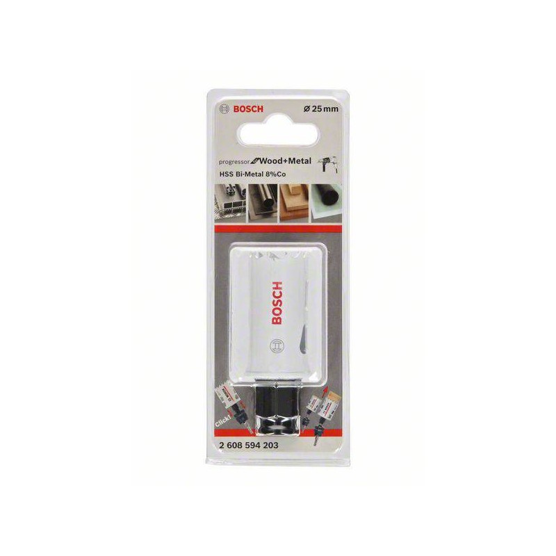 BOSCH Carota Progressor pentru lemn si metal, diametru 25mm