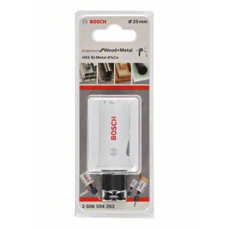 BOSCH Carota Progressor pentru lemn si metal, diametru 25mm