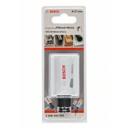BOSCH Carota Progressor pentru lemn si metal, diametru 27mm