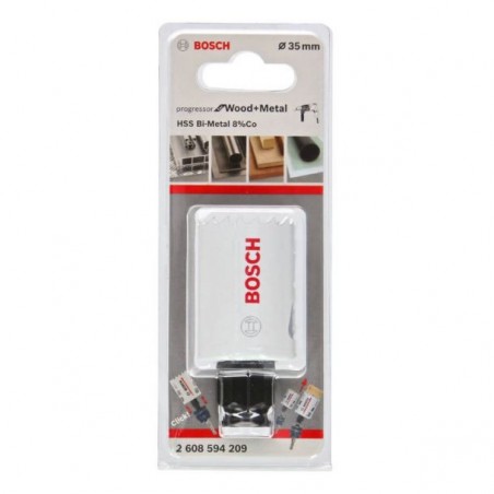 BOSCH Carota Progressor pentru lemn si metal, diametru 35mm