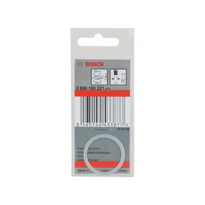 2600100221 BOSCH Inel reductie panze de ferastrau circular,30x25x1.5mm