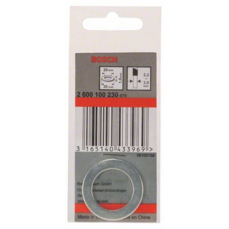 2600100230 BOSCH Inel reductie panze de ferastrau circular,30x20x1.8mm