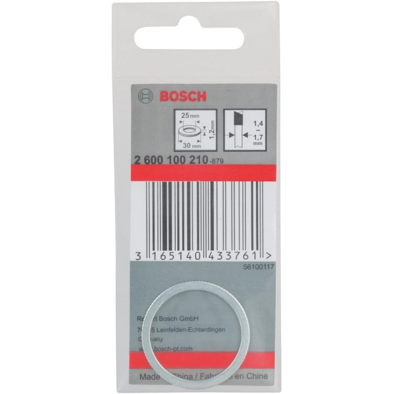 2600100210 BOSCH Inel reductie panze de ferastrau circular,30x25x1.2mm
