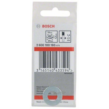 2600100193 BOSCH Inel reductie panze ferastrau circular, 20x10x1.2 mm