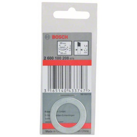 2600100208 BOSCH Inel reductie panze ferastrau circular,30x20x1.2 mm