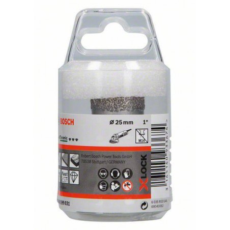2608599031 BOSCH Freza diamantata pentru ceramica,X-LOCK,diametru 25mm