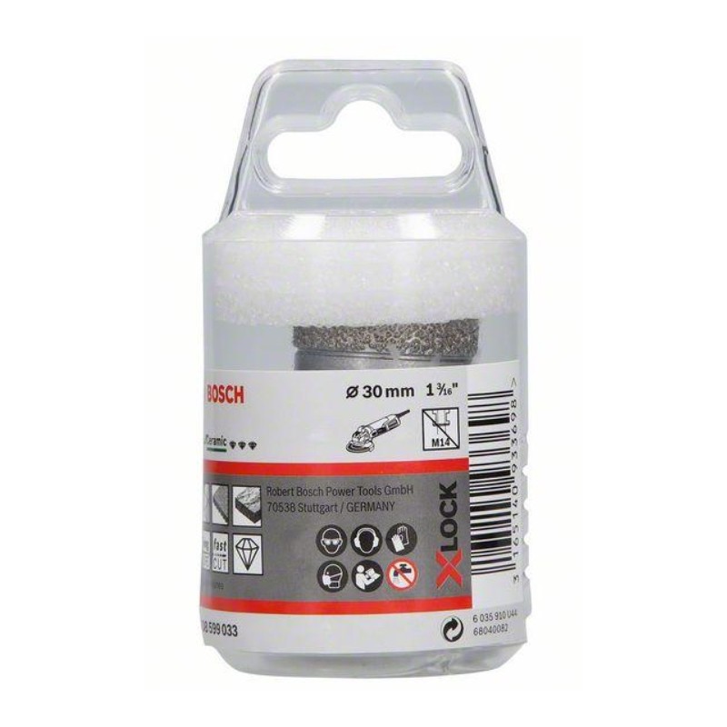 2608599033 BOSCH Freza diamantata pentru ceramica,X-LOCK,diametru 30mm
