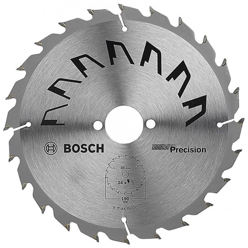2609256869 BOSCH Panza fierastrau circular, lemn, 190x30x2.5 mm, 24T