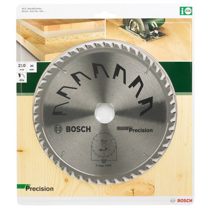 2609256873 BOSCH Panza fierastrau circular, lemn, 210x30x2.5 mm, 48T