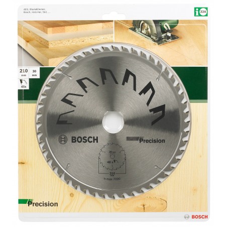 2609256873 BOSCH Panza fierastrau circular, lemn, 210x30x2.5 mm, 48T