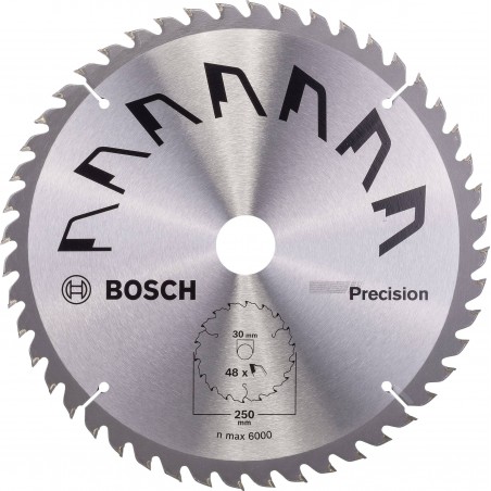 2609256879 BOSCH Panza fierastrau circular, lemn, 250x30x3.2 mm, 48T