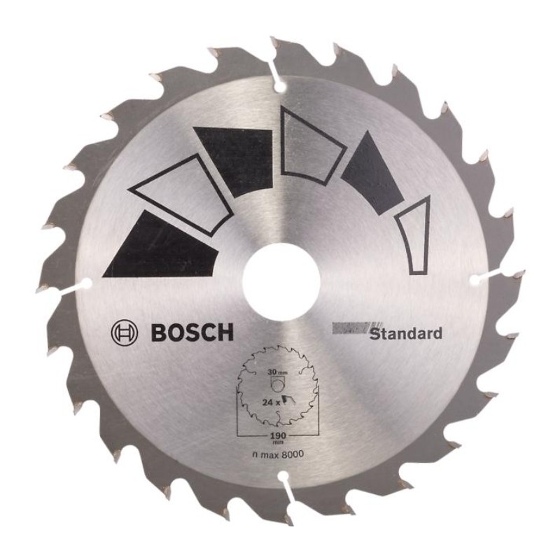 2609256820 BOSCH Panza fierastrau circular, lemn, 190x30/24x2.2mm, 24T