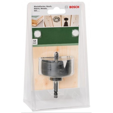2609256D05 BOSCH Carota pentru lampi tip spot 54mm si burghiu centrare