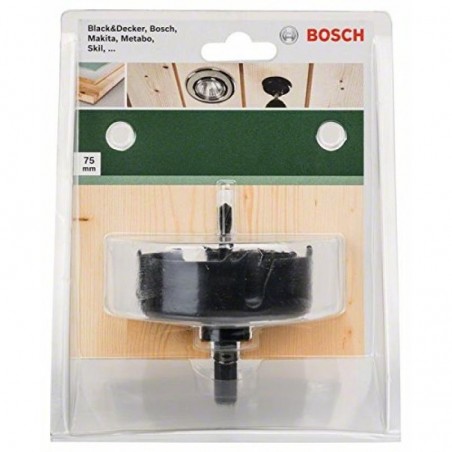2609256D10 BOSCH Carota pentru lampi tip spot 75mm burghiu de centrare