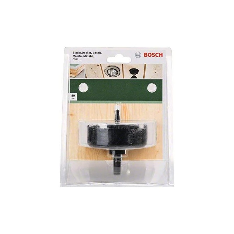 2609256D11 BOSCH Carota pentru lampi tip spot 80mm burghiu de centrare