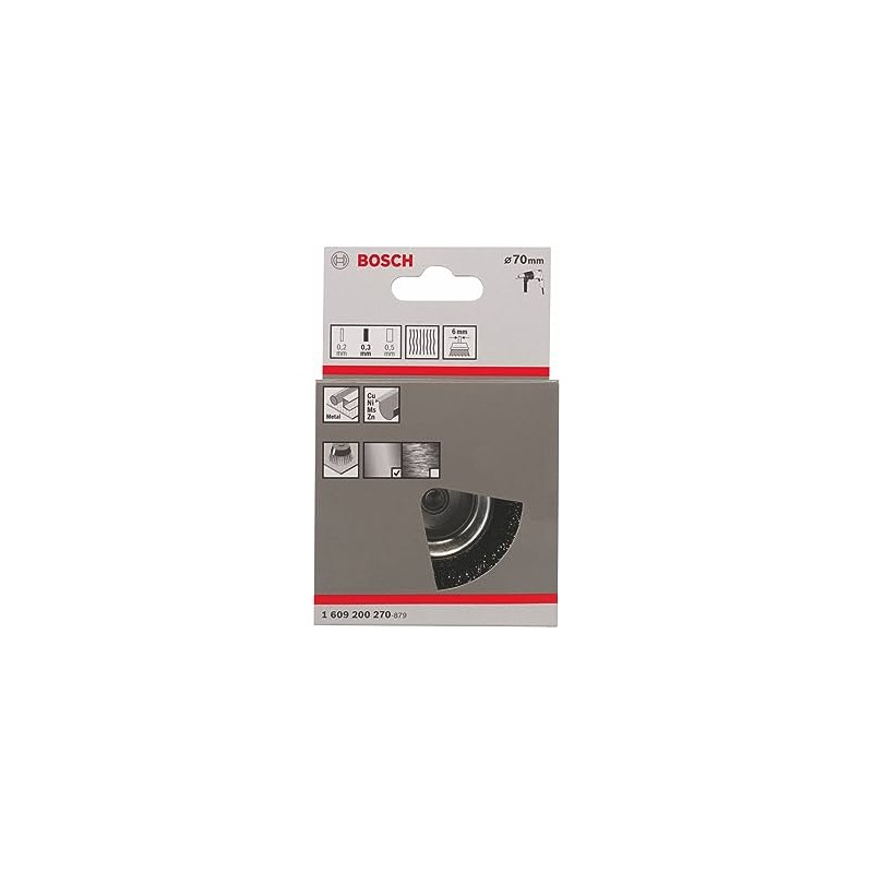 1609200270 BOSCH Perie sarma oala 70x0.3mm masini de gaurit, tija 6mm