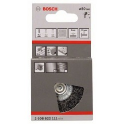 2608622111 BOSCH Perie disc sarma ondulata,50x0.2mm,tija cilindrica 6mm