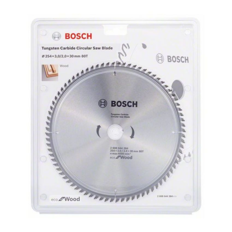2608644384 BOSCH Panza ferastrau circular, lemn, 254x3.0/2.0x30mm, 80T