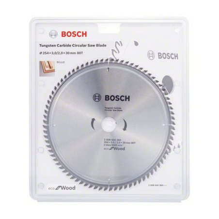 2608644384 BOSCH Panza ferastrau circular, lemn, 254x3.0/2.0x30mm, 80T