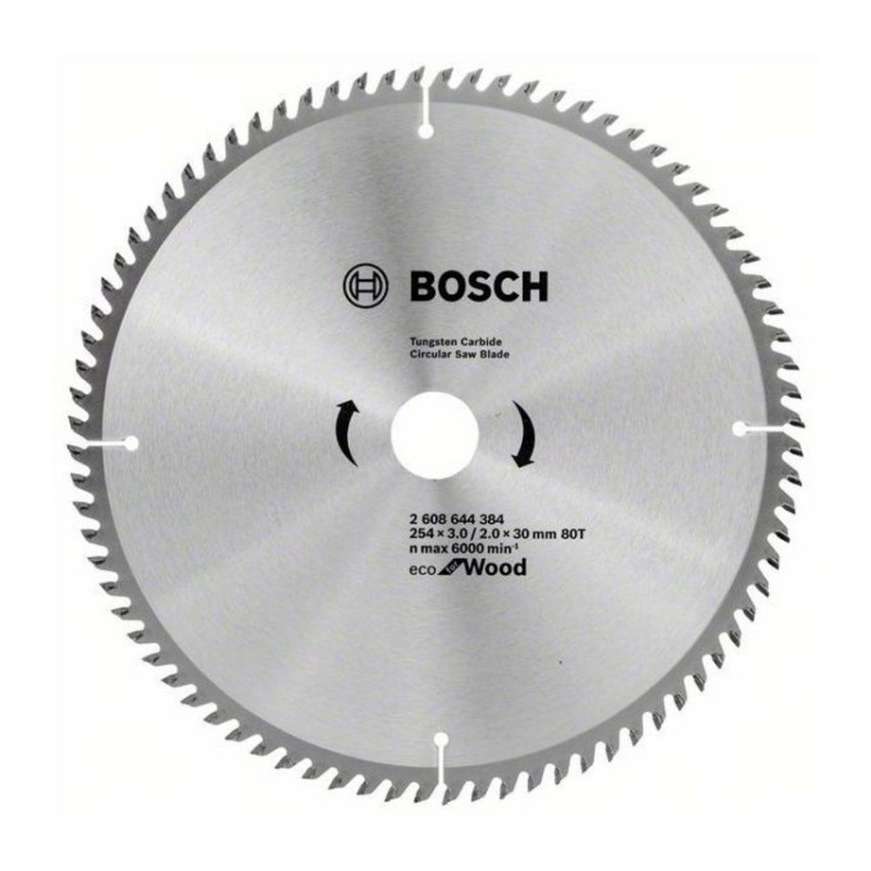 2608644384 BOSCH Panza ferastrau circular, lemn, 254x3.0/2.0x30mm, 80T