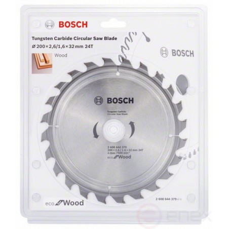 2608644379 BOSCH Panza ferastrau circular, lemn, 200x2.6/1.6x32mm, 24T